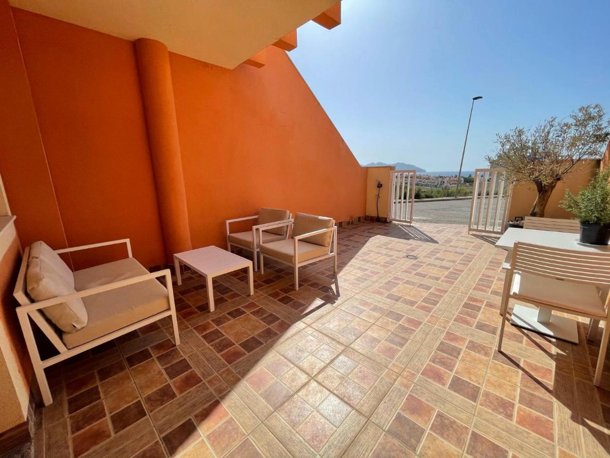 El Alamillo Ground Floor Apartment With Sea View Mazarron Exterior photo